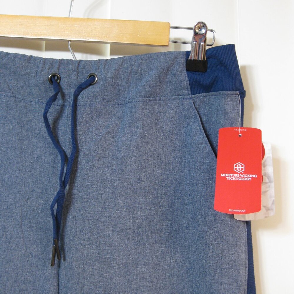 NWT BCG medieval blue heather capri capris pants S small - Picture 2 of 9